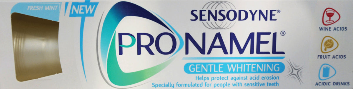 GlaxoSmithKline 83040 Sensodyne Pronamel Gentle Whitening Toothpaste 36/Cs 0.8 Oz GlaxoSmithKline 83040 Sensodyne Pronamel Gentle Whitening Toothpaste 36/Cs 0.8 Oz